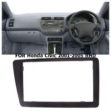 Quadro de rádio de carro 2 DIN acabamento de painel fáscia 7" RHD PRETO para Honda Civic 2001-2005, usado comprar usado  Enviando para Brazil