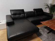Wohnlandschaft leder schwarz gebraucht kaufen  München