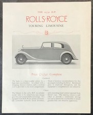 Rolls royce touring for sale  LEICESTER