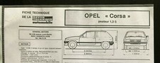 Fiche technique opel d'occasion  Saint-Omer