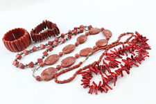 Vintage coral jewellery for sale  LEEDS