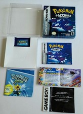 Pokemon Sapphire NTSC EUA Nintendo Game Boy Advance DS bateria nova genuína na caixa comprar usado  Enviando para Brazil
