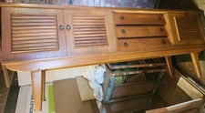 wood solid large sideboard for sale  WIRRAL