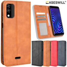 Usado, Porta-Cartão Carteira de Couro Suporte Flip Case + Protetor de Tela para BLU C5 Max 2022 comprar usado  Enviando para Brazil