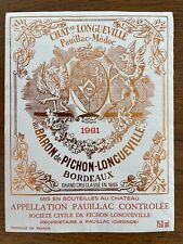 étiquette château longuevill d'occasion  Toul