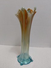 opal iridescent glass vase for sale  Duluth