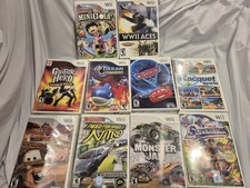 Lote de Jogos para Nintendo Wii - 10 Jogos - Guitar Hero, Raquete Esportes, Carros 2 *Testado na Caixa comprar usado Lote de Jogos para Nintendo Wii - 10 Jogos - Guitar Hero, Raquete Esportes, Carros 2 *Testado na Caixa comprar usado  Enviando para Brazil