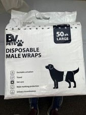 Fraldas descartáveis para cães machos BV 49 ct grandes comprar usado  Enviando para Brazil