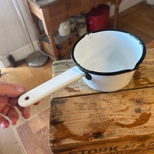 Vintage white enamel for sale  LIVERPOOL