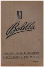 Fiat balilla catalogo usato  Milano