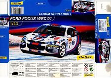 Modelismo_Ford Focus WRC 01 v Heller_parte superior de cartón segunda mano  Embacar hacia Argentina