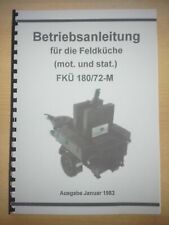 Nva anleitung feldküche gebraucht kaufen  Beeskow