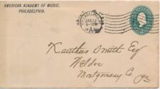 American Academy of Music Philadelphia corner 1897 FW (2) A máquina cancelar comprar usado  Enviando para Brazil