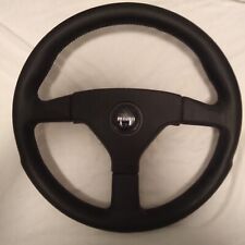 Volante Momo clacson Ferrari porsche VL35 1991 steering wheel briar skin vintage comprar usado  Enviando para Brazil
