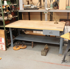 Vtg industrial workbench for sale  Berkeley