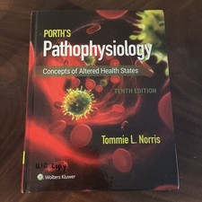 Porth pathophysiology 10th for sale  Belleville