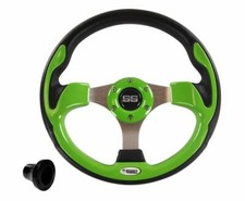 Volante de carrinho de golfe verde limão e adaptador de cubo preto para Yamaha série G G29 comprar usado  Enviando para Brazil