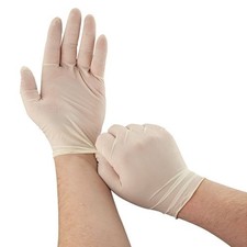Usado, Luvas de látex de borracha 5MIL descartáveis em pó limpeza médica pintura tatuagem GG comprar usado  Enviando para Brazil