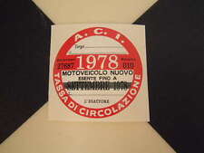 Italian tax disc for sale  OLDBURY