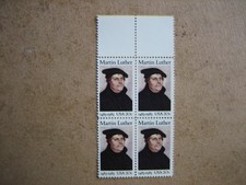 1983 EUA Martin Luther bloco de 4 selos finos sem marca de charneira. comprar usado  Enviando para Brazil