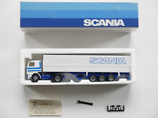 PP SZ ZM Scania 142 E V8 2Achs Semi-Trailer Truck, Herpa Werbemodell 1:87 H0 Ovp comprar usado  Enviando para Brazil