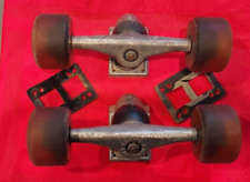 Caminhões de longboard E.XKATE prata par (2) com rodas e juntas de montagem skate comprar usado  Enviando para Brazil