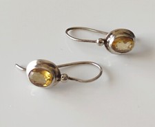 Boucle oreille citrine d'occasion  Manosque
