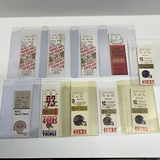 Vintage 49ers tickets for sale  Tracy