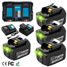 20X 18V 6000mAh Bateria do Makita LXT BL1830 BL1850 BL1860B Wyświetlacz / ładowarka LED na sprzedaż  Wysyłka do Poland