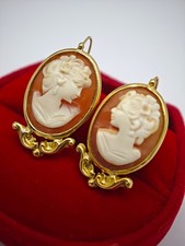 Orecchini cameo oro usato  Parma