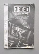 Sega CD Back Up Ram Carrinho Manual Instruções Apenas Folheto comprar usado  Enviando para Brazil