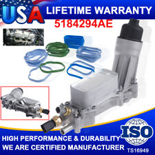 Conjunto de carcasa de filtro de enfriador de aceite de motor para Dodge Chrysler Jeep 2011-2022 3,6 L segunda mano  Embacar hacia Mexico