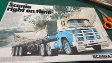 Usado, Anúncio de vendas australiano SCANIA 111 TRUCKS década de 1970 comprar usado  Enviando para Brazil