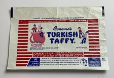 Vintage 1960 Bonomo Turkish Taffy Candy Wrapper Original comprar usado  Enviando para Brazil