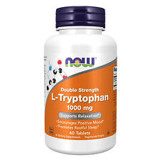 NOW FOODS L-Triptofano Dupla Força 1000 mg 60 Comprimidos comprar usado  Enviando para Brazil