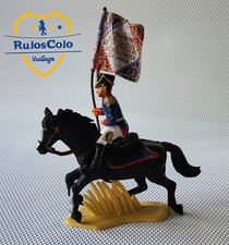 Usado, BANDEIRA MONTADA NA FRANCESA Soldado Guerras Napoleônicas ARGENTINA DSG Plástico Grã-Bretanha comprar usado  Enviando para Brazil