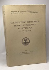 Relations littéraires franco d'occasion  Bazouges-la-Pérouse