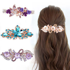 Horquillas de cristal para el cabello con flores para mujeres pasadores accesorios de joyería para el cabello segunda mano  Embacar hacia Mexico