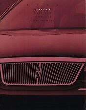 1993 lincoln brochure for sale  Hull