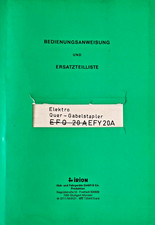 Irion bedienungsanweisung ersa gebraucht kaufen  Kupferzell