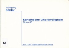Noten köhler kanonische gebraucht kaufen  Dinkelsbühl