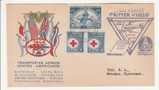 Honduras 'First Flight Cover' "TACA" Para: Nicarágua "20 NOV 1943" comprar usado Honduras 'First Flight Cover' "TACA" Para: Nicarágua "20 NOV 1943" comprar usado  Enviando para Brazil