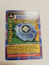 Digivice verde e amarelo ST-60 Digimon TCG 1999 Bandai, usado comprar usado  Enviando para Brazil