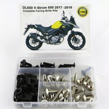 Kit completo de parafusos de corpo de carenagem compatível com Suzuki DL650 V-Strom 650 2017-2024 prata comprar usado  Enviando para Brazil