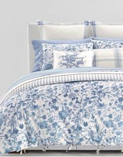 Juego de funda nórdica floral Lauren Ralph Lauren Willa 3 piezas King Chambray crema 96x104 segunda mano  Embacar hacia Mexico
