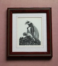 Strawberry pickers lithograph for sale  AYLESBURY