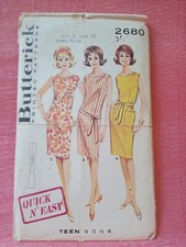 Butterick printed patterns usato  Italia
