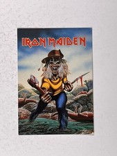 Iron maiden postcard for sale  PRESTON