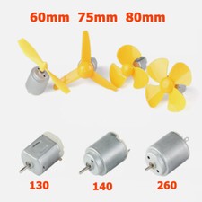 Mini Motores 130/140/260 Elétricos DC1.5V-4.5V Motor 2/3/4 Lâminas Hélices Faça Você Mesmo comprar usado  Enviando para Brazil