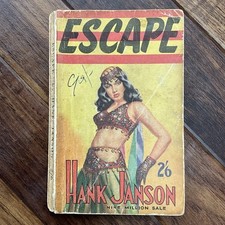 Escape hank janson for sale  BUCKHURST HILL